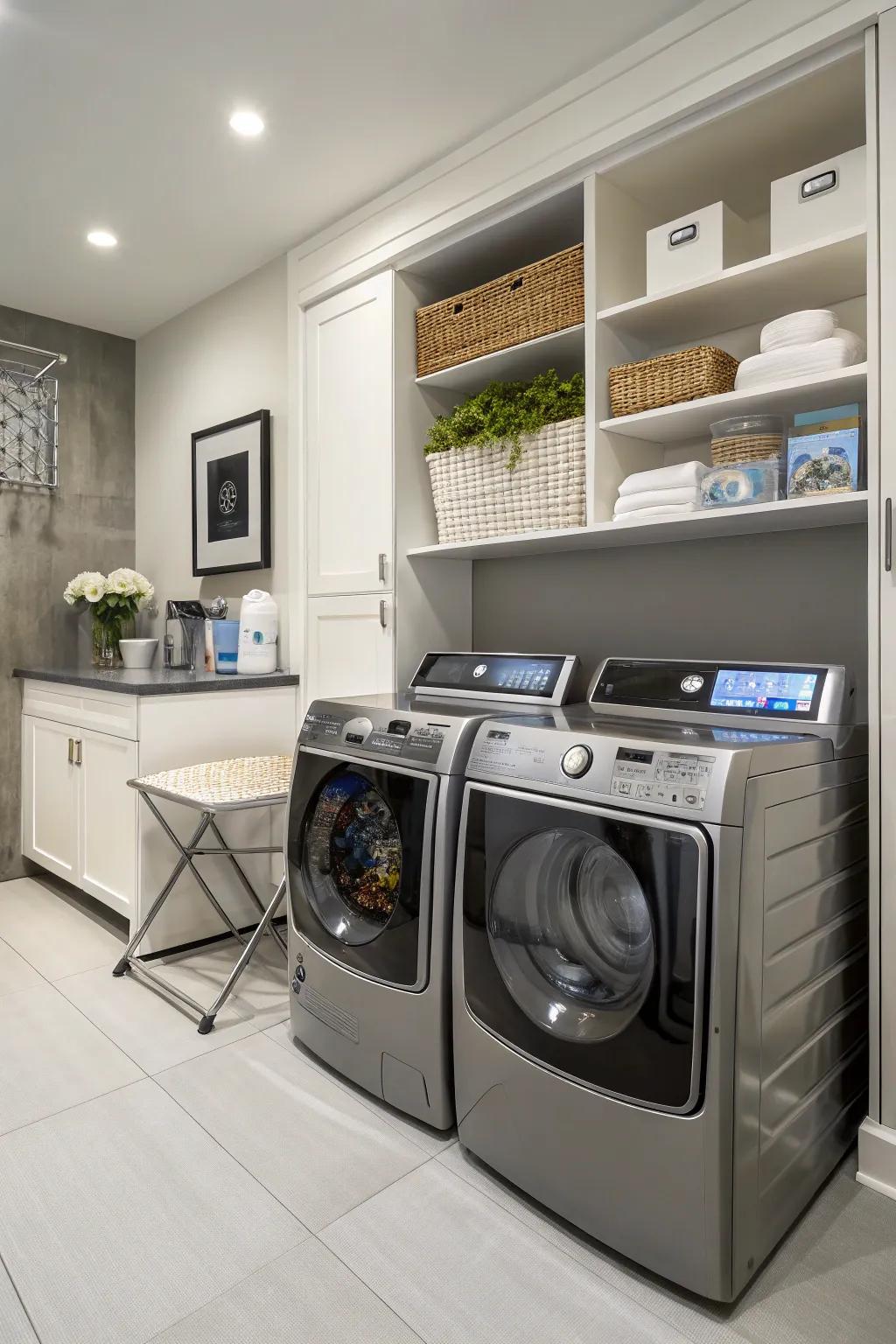 Smart technology makes your laundry tasks easier.