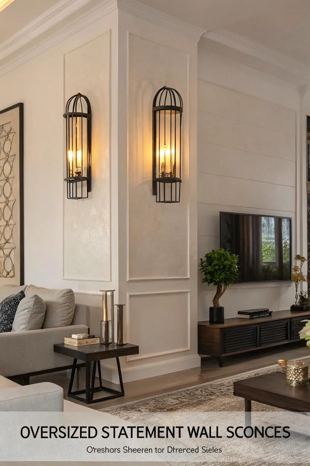 Standout lights make a bold statement in your decor.