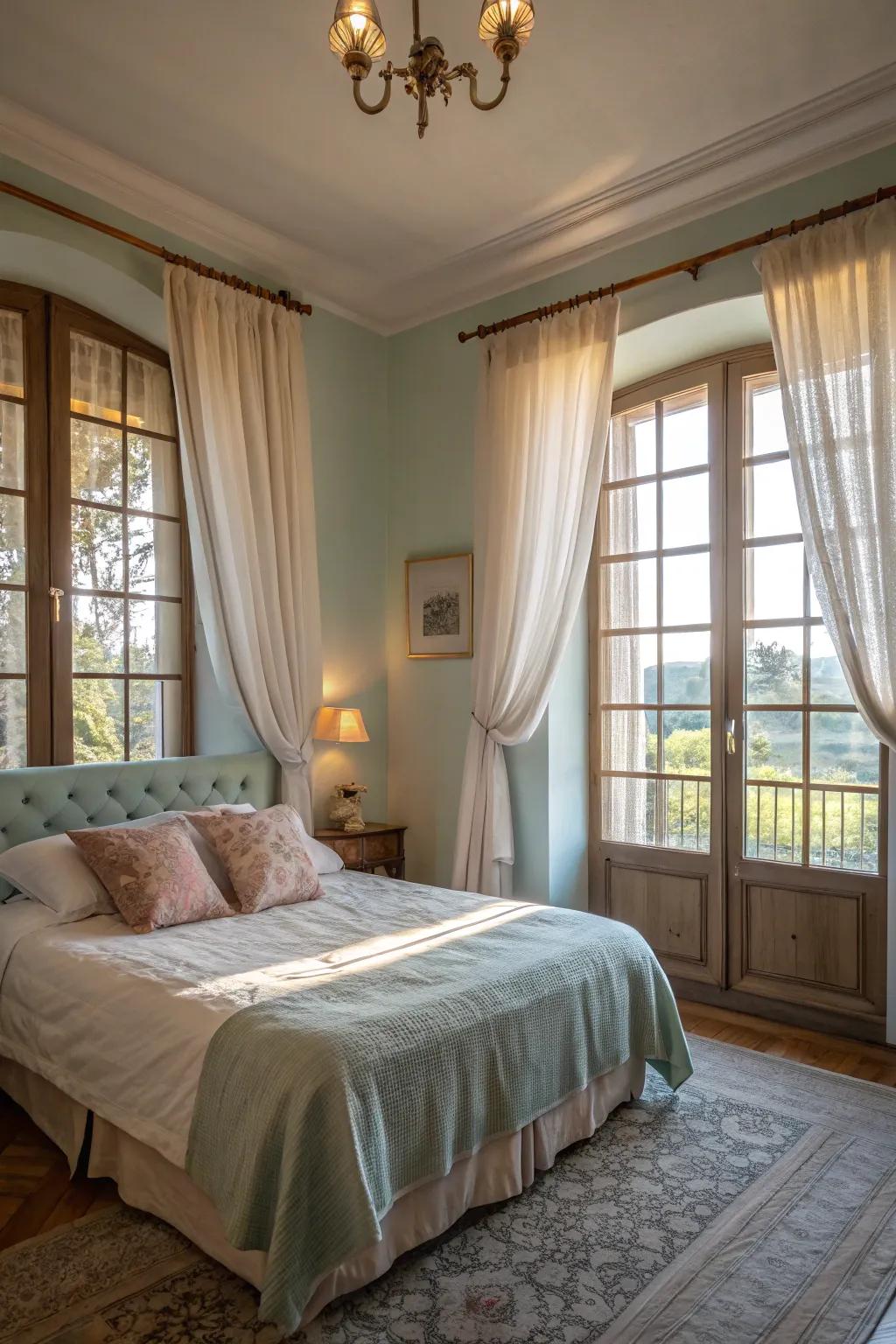 Large windows enhance the coastal ambiance with natural light.