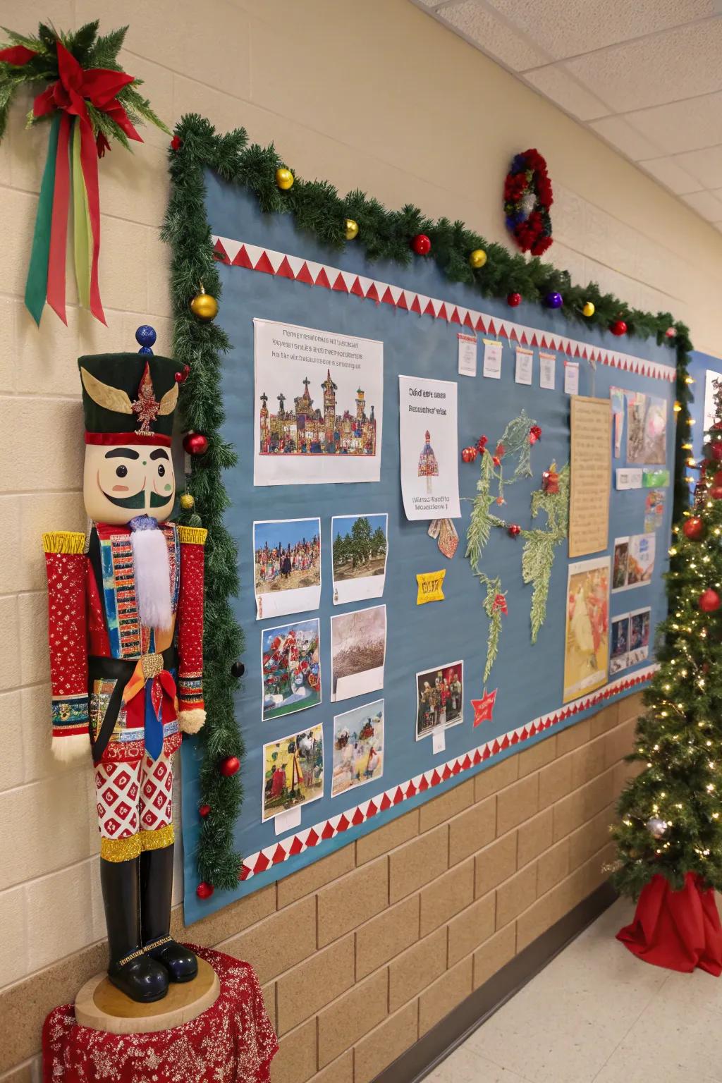 The Wooden Soldier and international holiday customs are celebrated in unison.