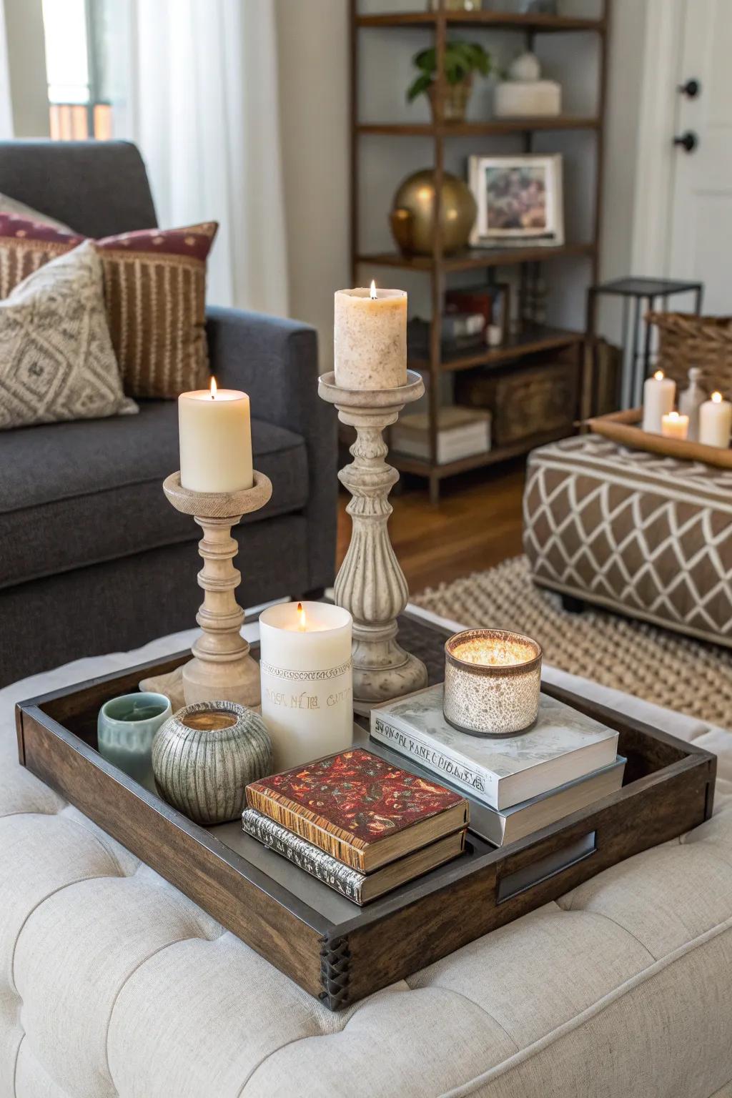 Craft visual appeal by varying layout elevations.