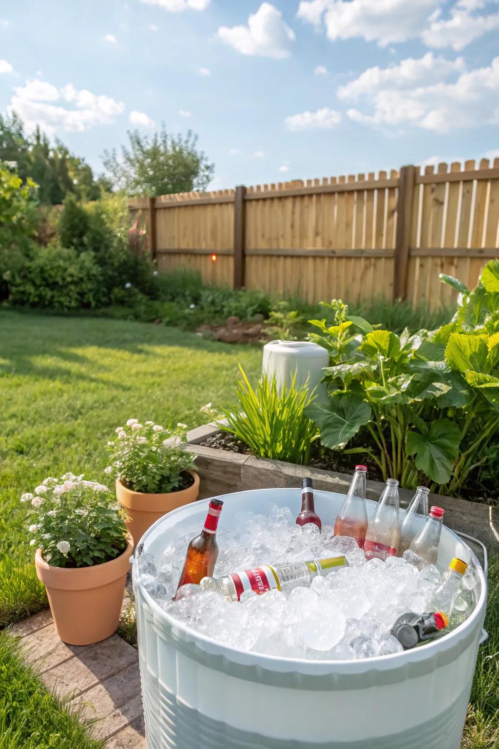 A PVC pipe cooler is practical and effortless to transport.