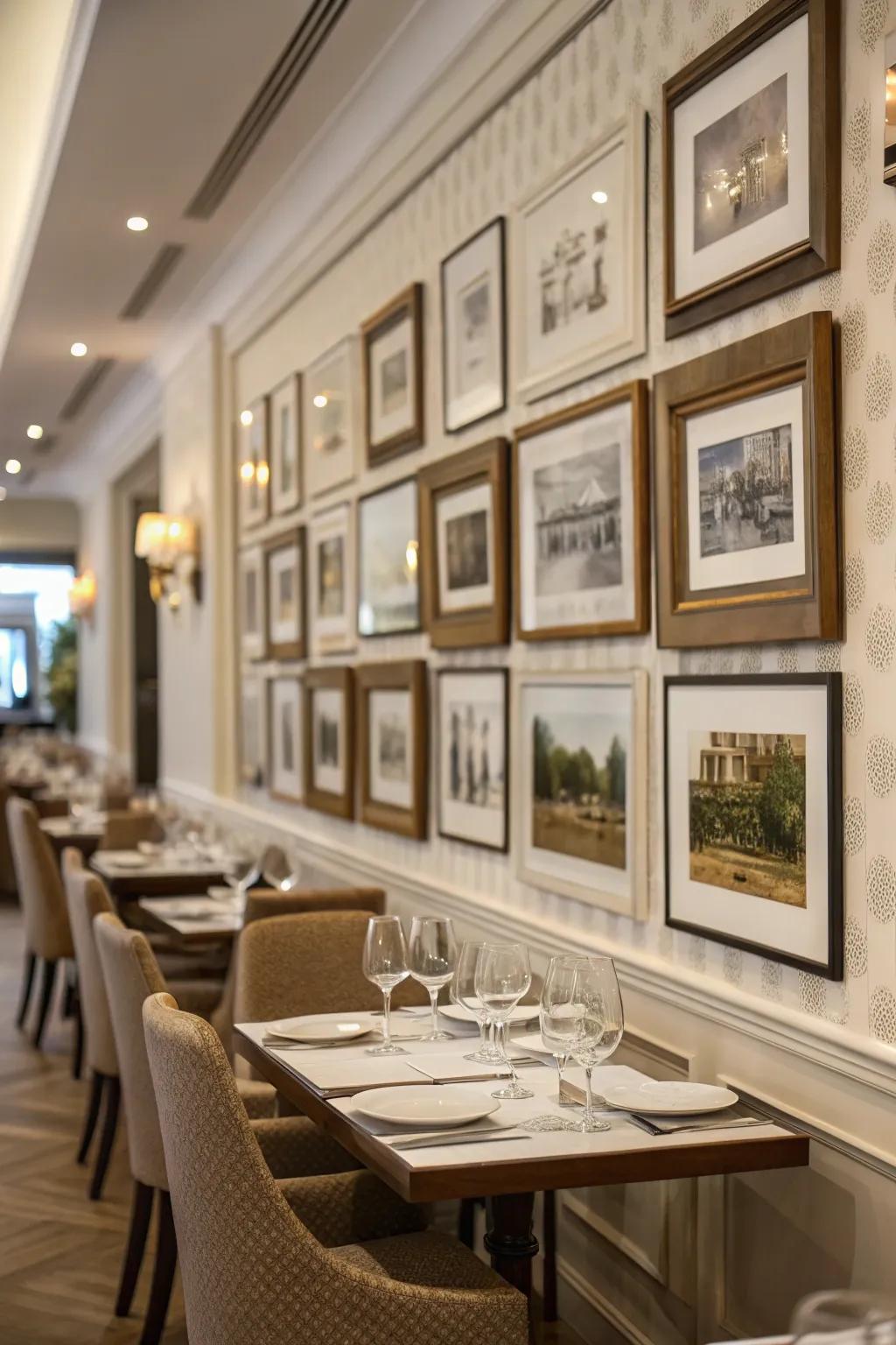 Consistency in frame aesthetic provides a neat and polished look.