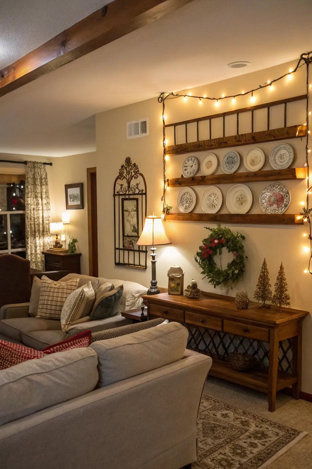 An inviting lounge featuring an astonishing display ledge attribute