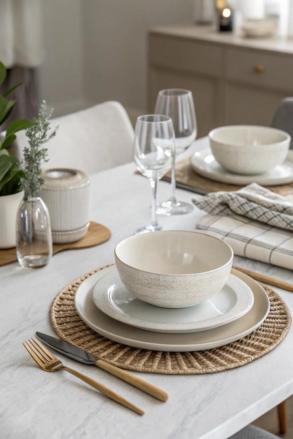 Keep it fresh and uncluttered with minimalist appeal.