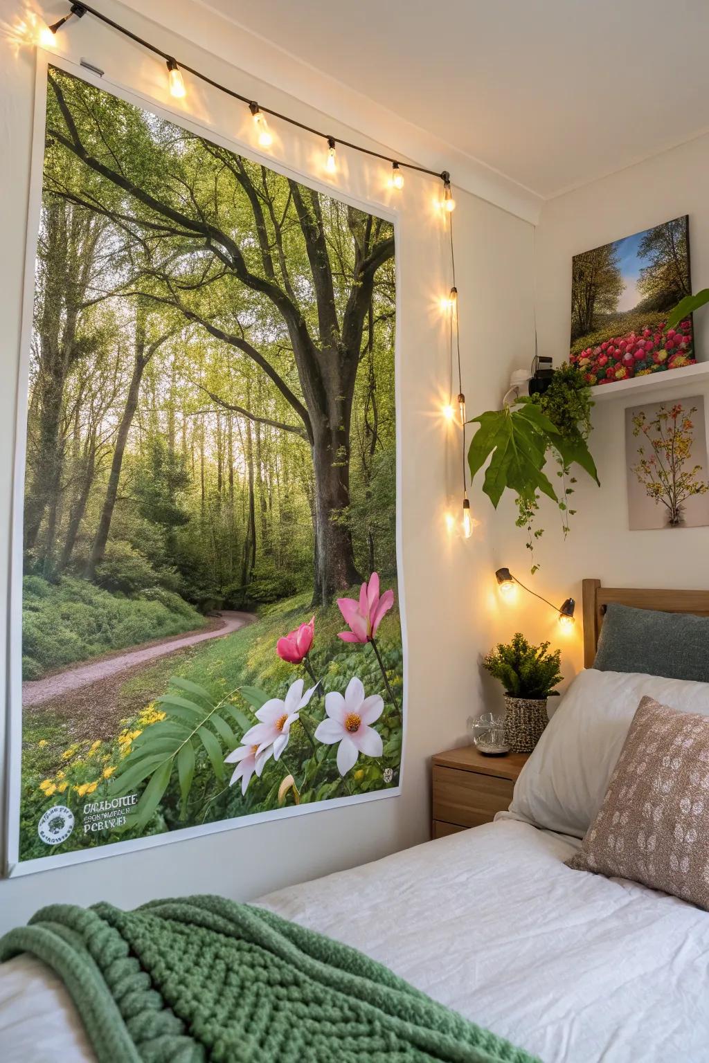 Nature wall art brings a breath of fresh air inside.