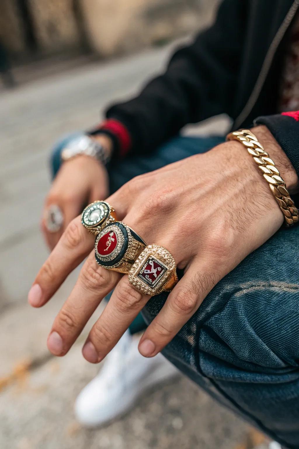 Daring and Harmonious Ring Arrangement