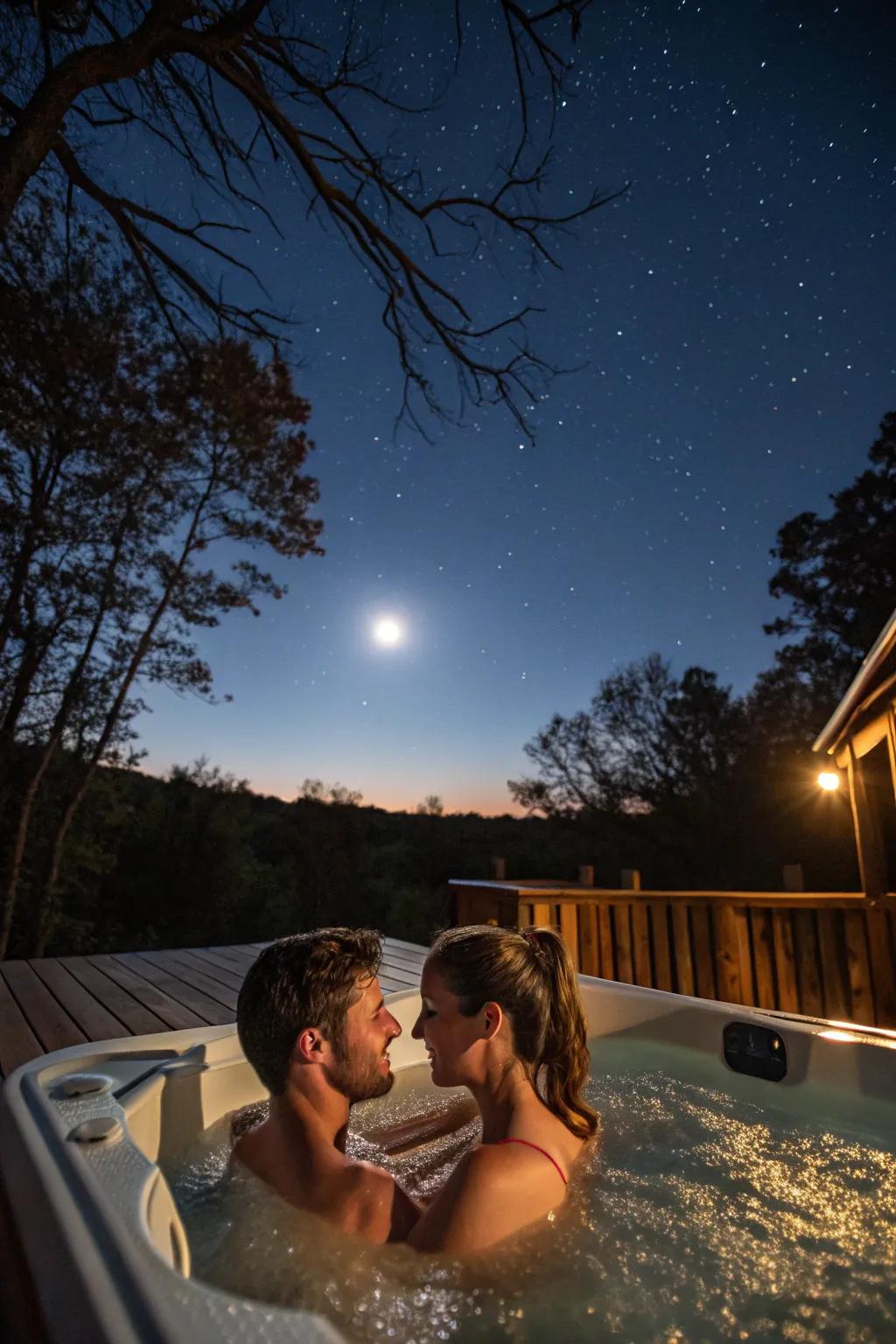 Enjoy a celestial view with your loved one.