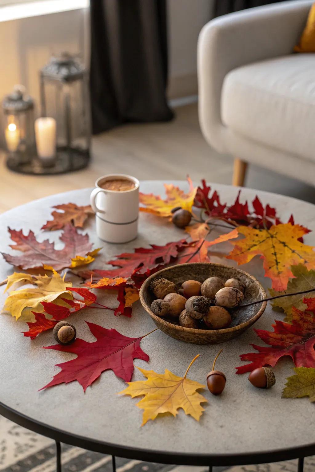 Seasonal décor sustains your table fresh and timely.