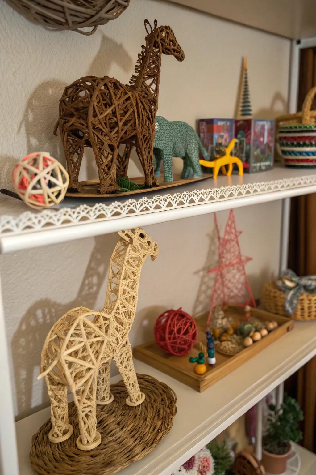 Sculptural designs for those with a passion for an artistic challenge.
