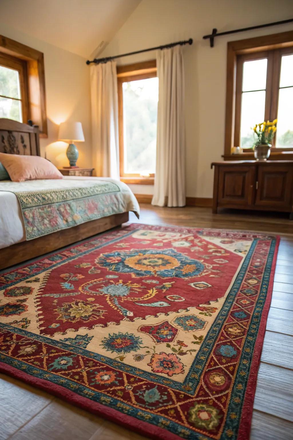 Illumination is capable of substantially enhancing the visual impact of your rug.