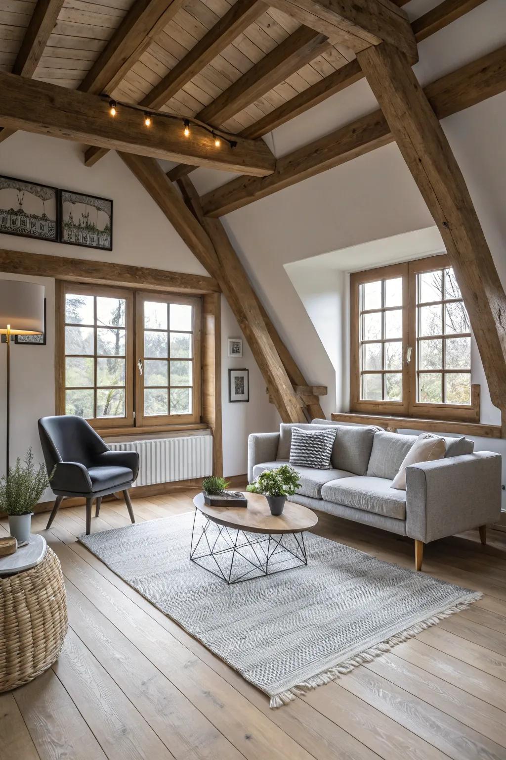 Classic and modern pieces come together in this Scandinavian room.