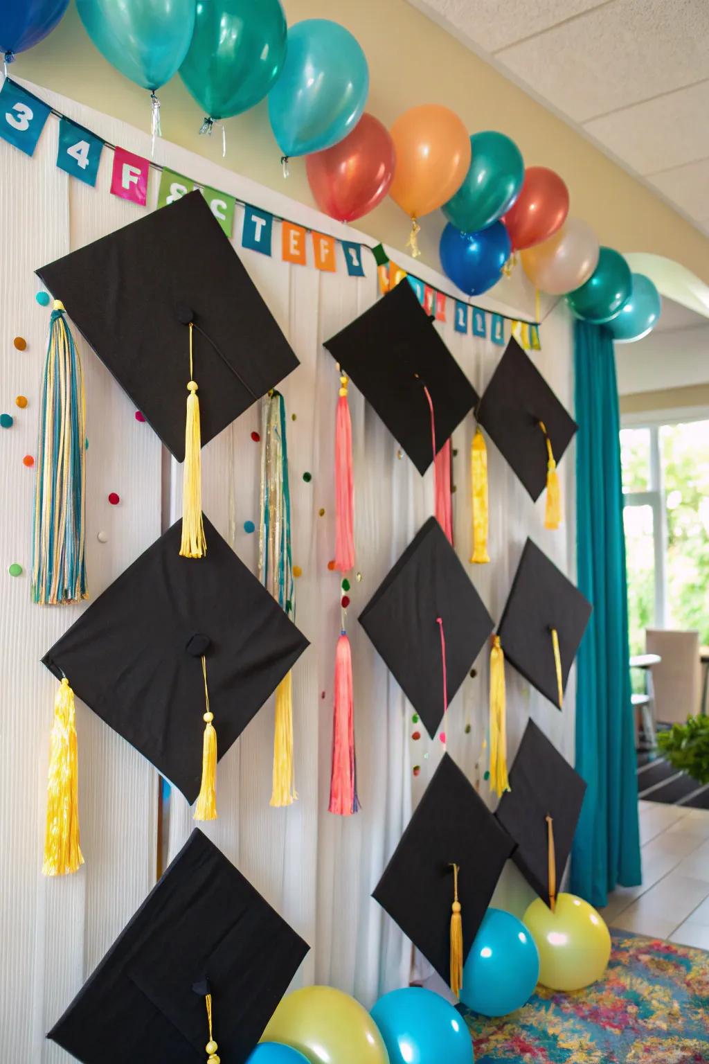 Rejoice with the definitive symbol of achievement: the graduation cap.