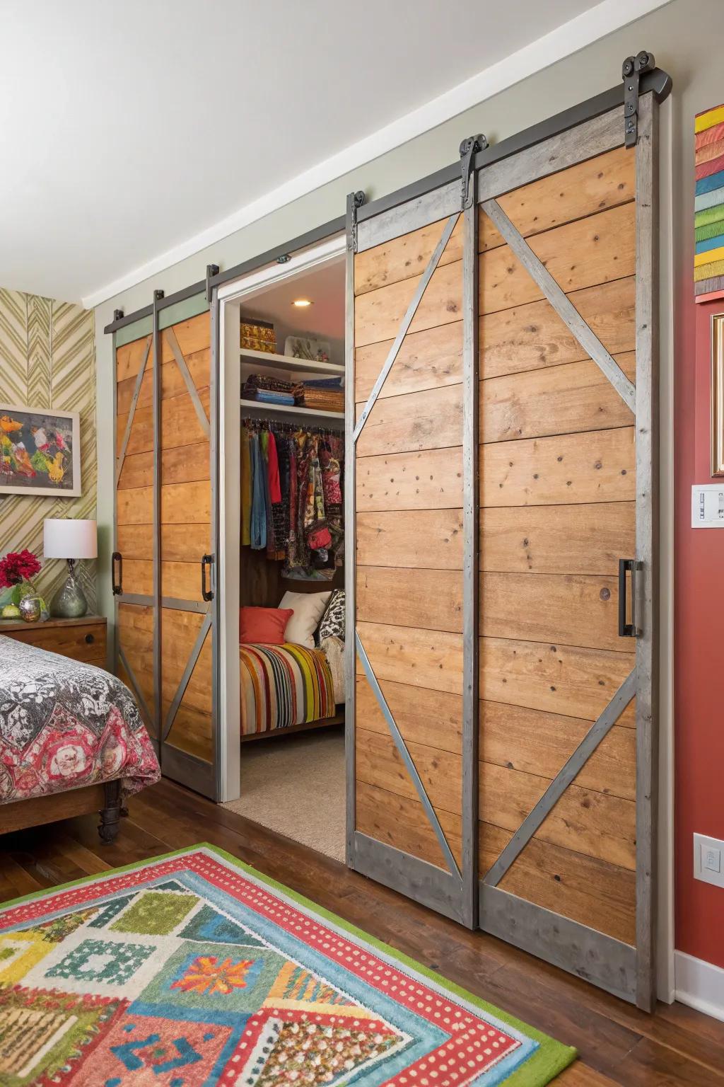 One-of-a-kind material combinations.