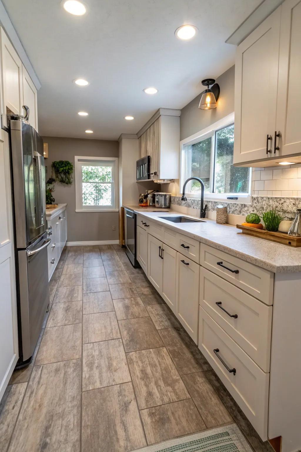 Durable floors ensure long-term use and practical use.