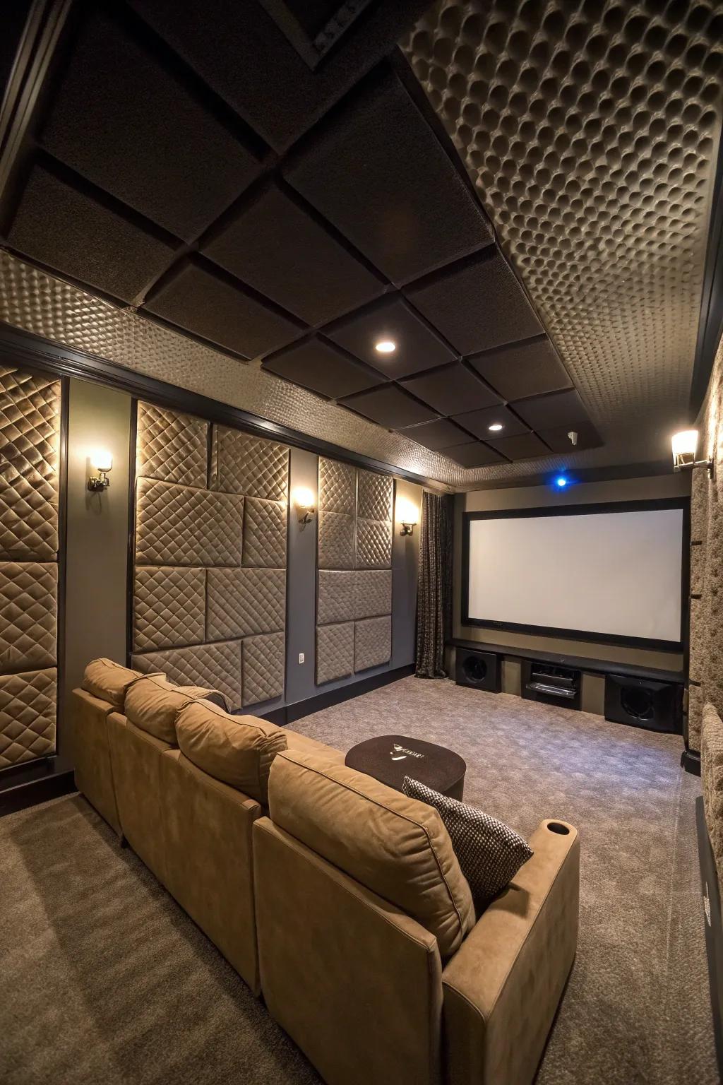 With sleek soundproof panels, improve audio quality.