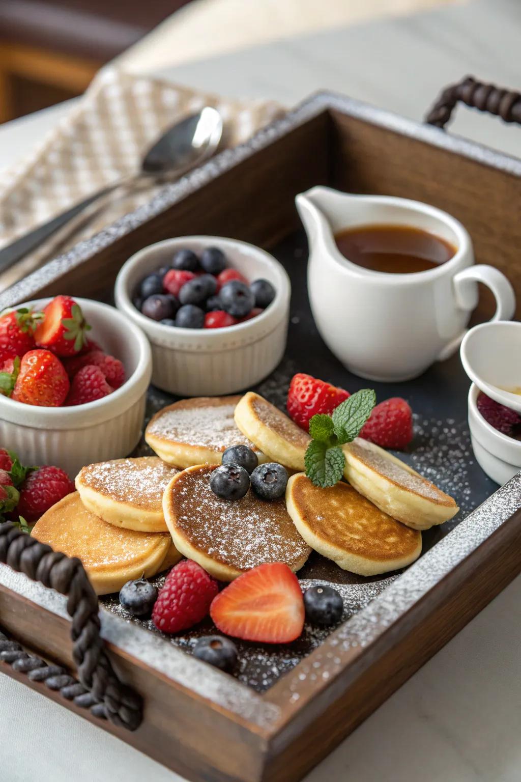 A morning-inspired snack tray for any time.