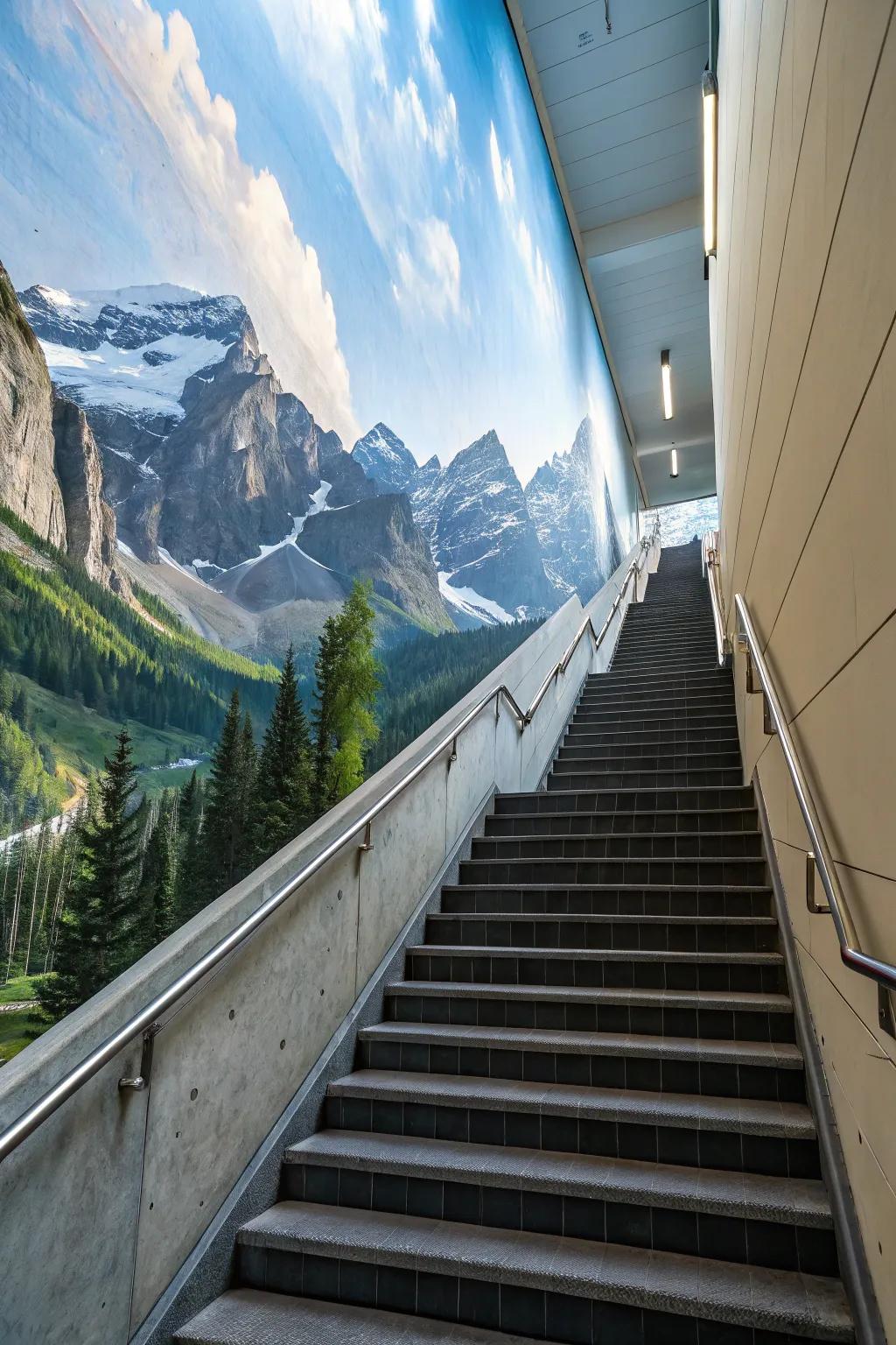 Embrace the grandeur of mountains using this covering.