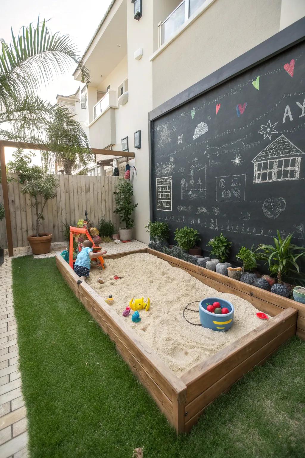 Create a playful oasis for children.