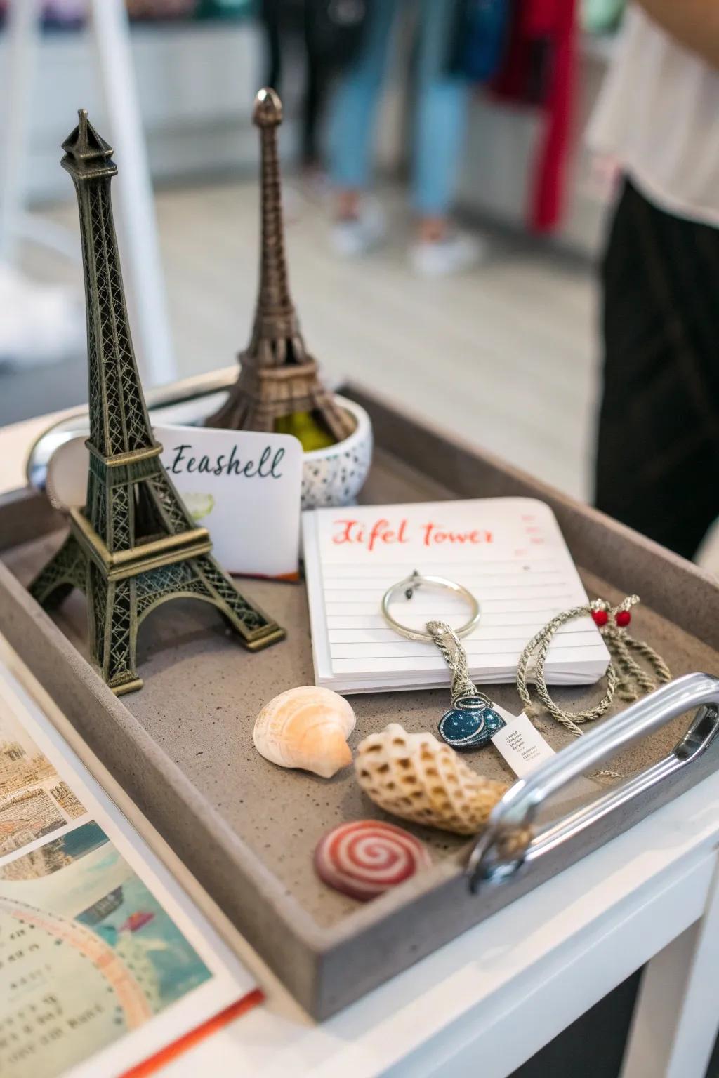 Personalize your setting using significant decors.