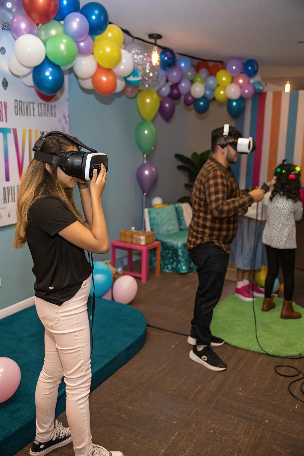 Digital reality offers a futuristic turn to the celebration.