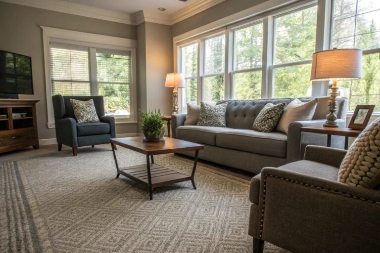 20+ Inspiring Living Room Carpet Ideas