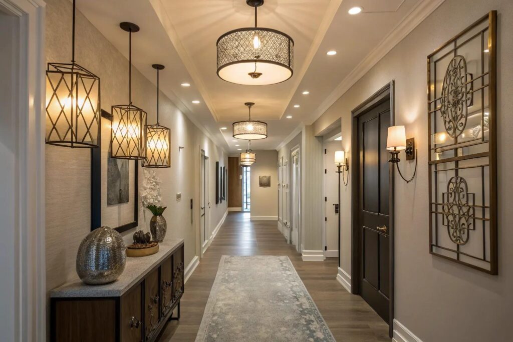 15+ Stylish Modern Hallway Lighting Ideas