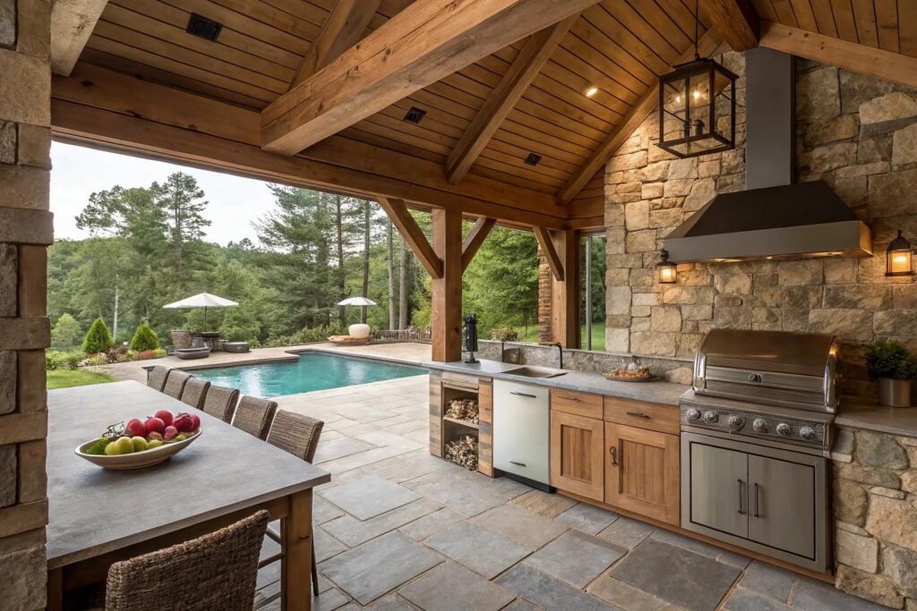 12+ Stylish Pool House Kitchen Ideas to Inspire You