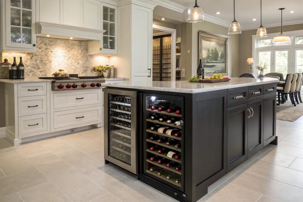 20+ Clever Wine Storage Ideas for Your Kitchen - Luxury Kitchen Wine Storage Ideas
