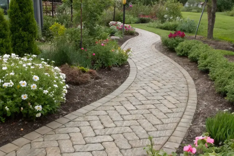Creative Stamped Concrete Designs for Walkways