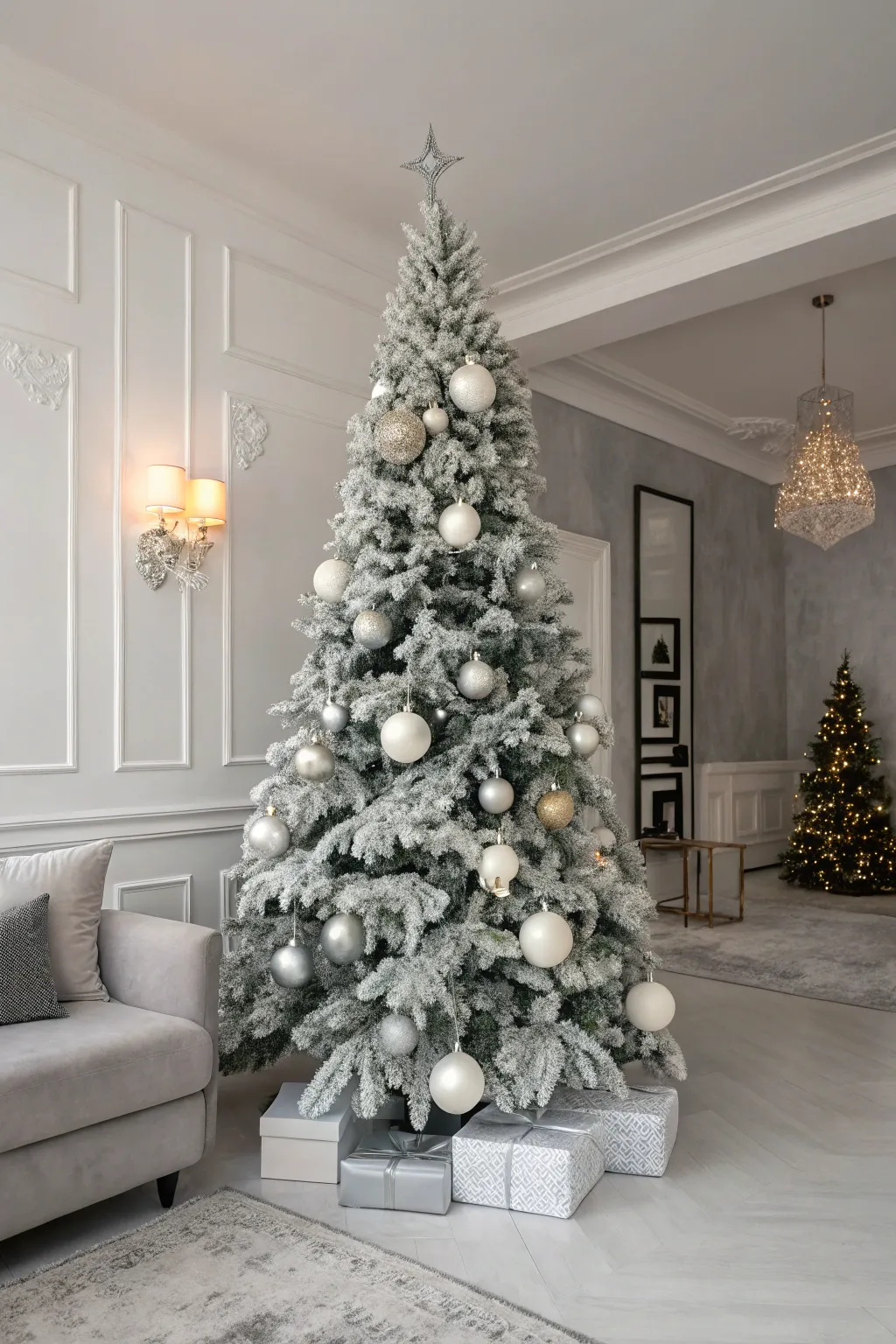 Inspiring Ideas for Beautiful Flocked Trees