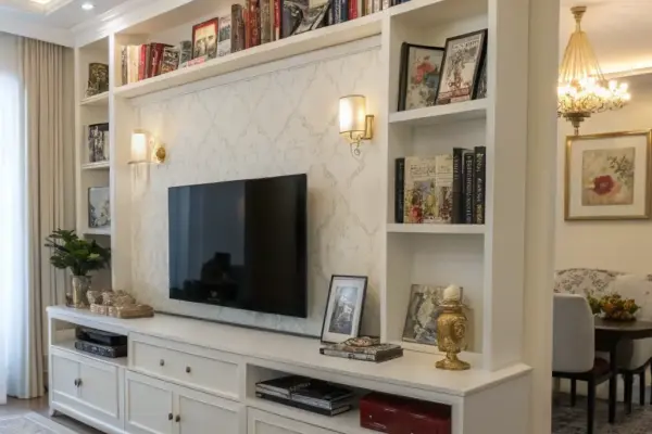 Modern White TV Stand Design Inspiration