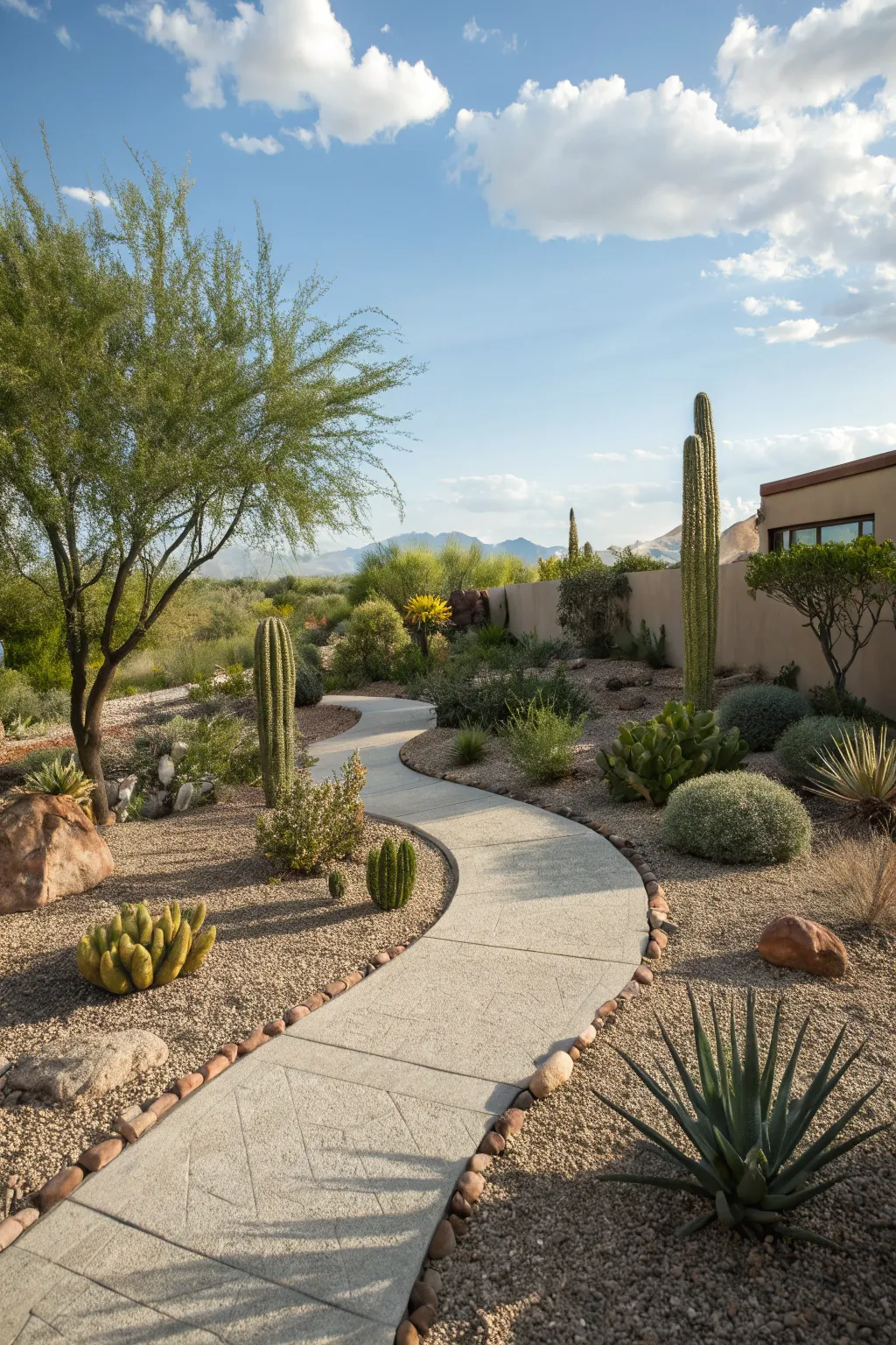 Front Yard Landscaping with Southwest Charm