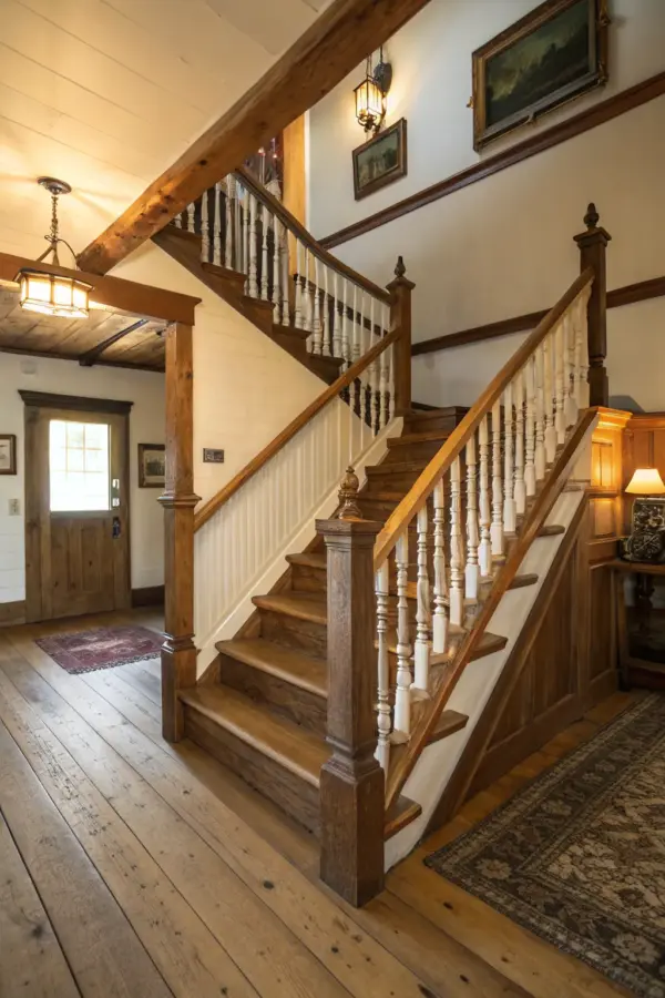 Cozy Ideas for Farmhouse Railings Indoors