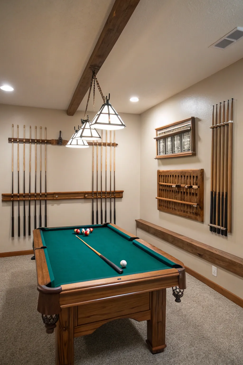 Designing a Pool Table Room in Limited Space