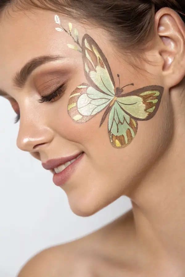 Creative Butterfly Face Paint Design Ideas