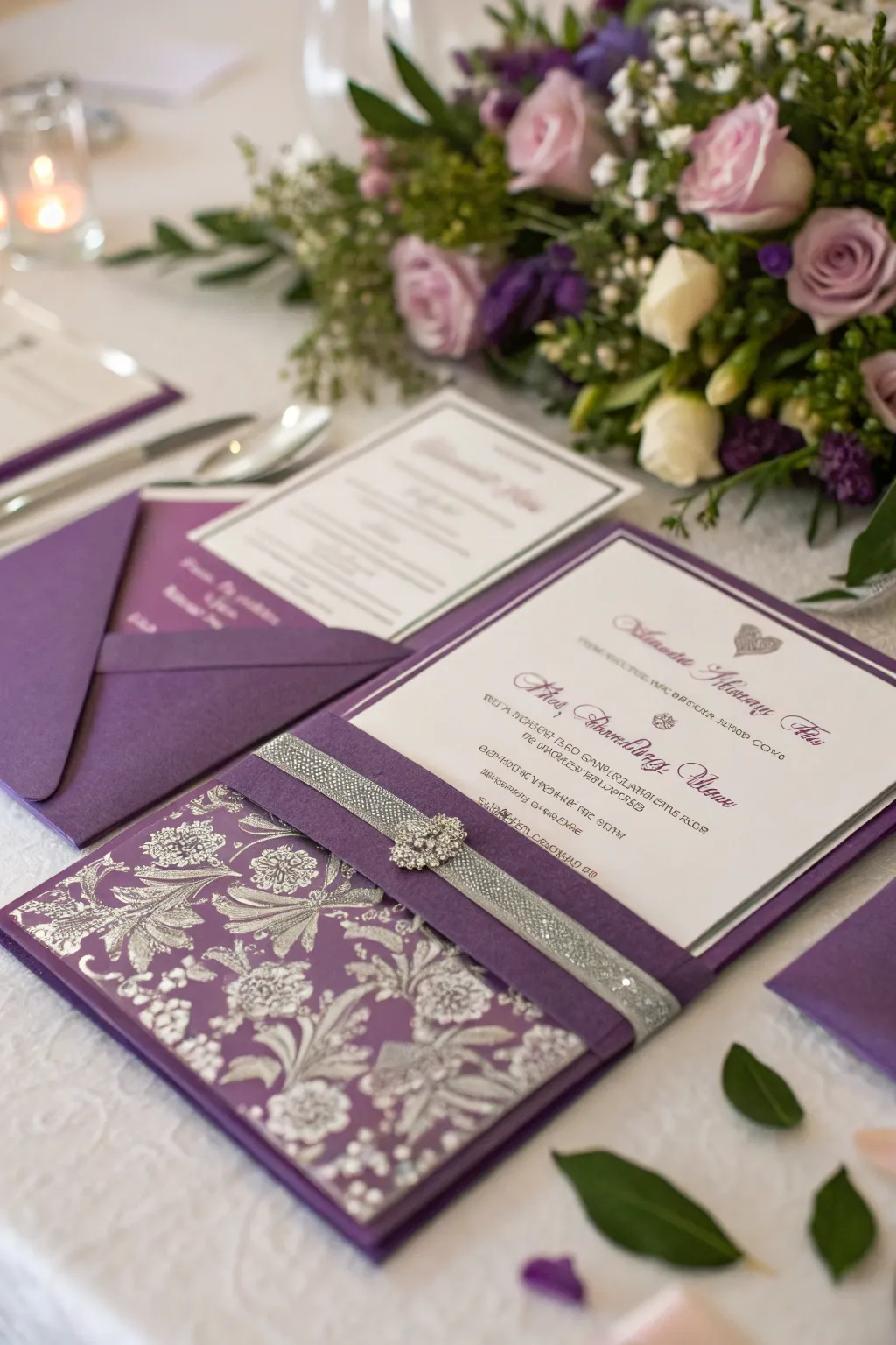 Inspiring Purple Wedding Decor and Details