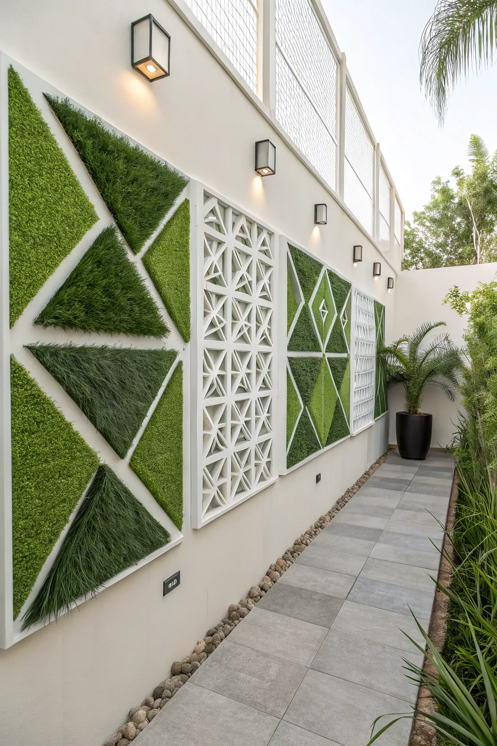 Creative Artificial Wall Grass Ideas to Transform Your Interiors