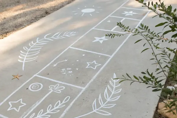 Chalk Obstacle Course Inspiration for Playful Kids