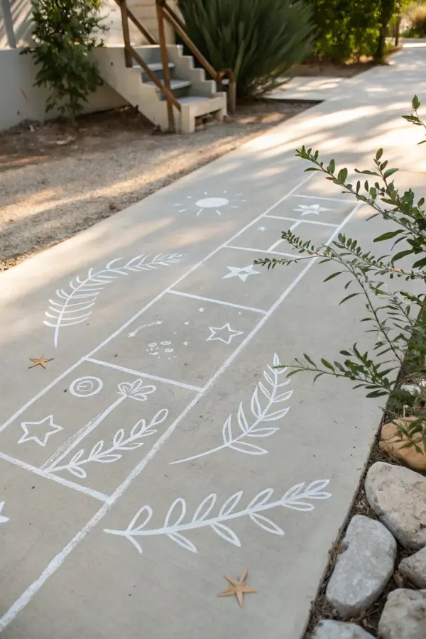 Chalk Obstacle Course Inspiration for Playful Kids