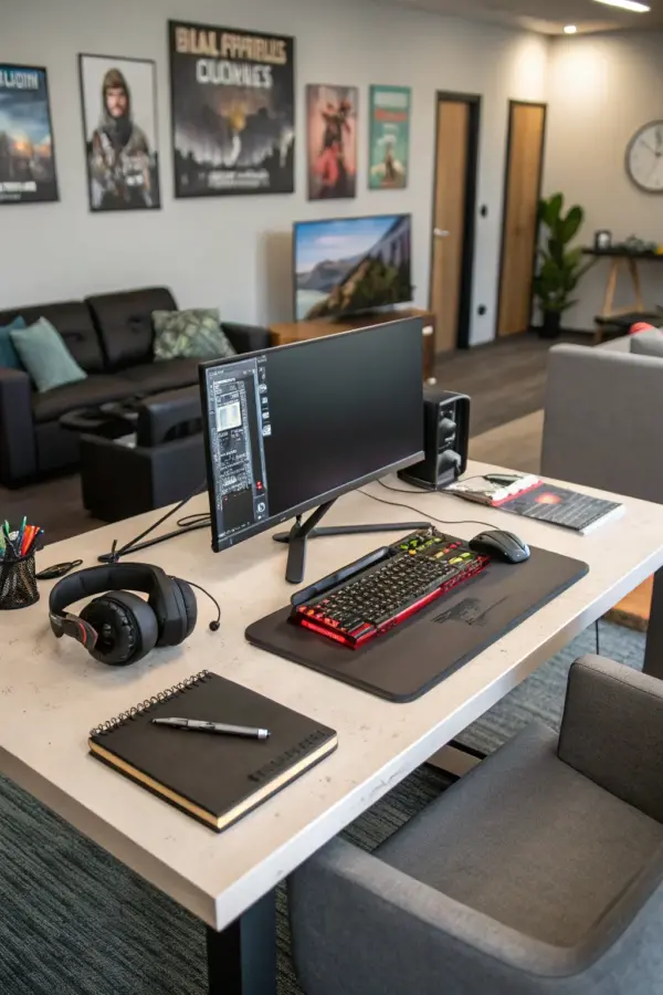 Game Room Office Setups to Boost Fun and Productivity