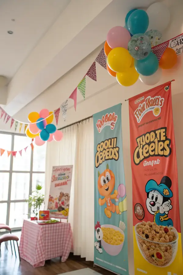 Trendy Cereal Birthday Party Themes
