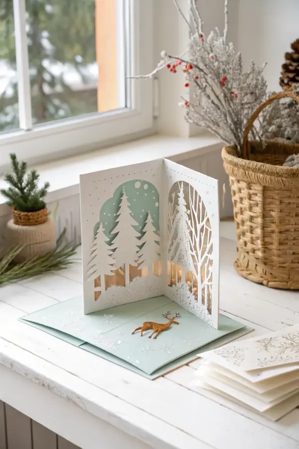 Handcrafted Christmas Card Creations for a Personal Touch