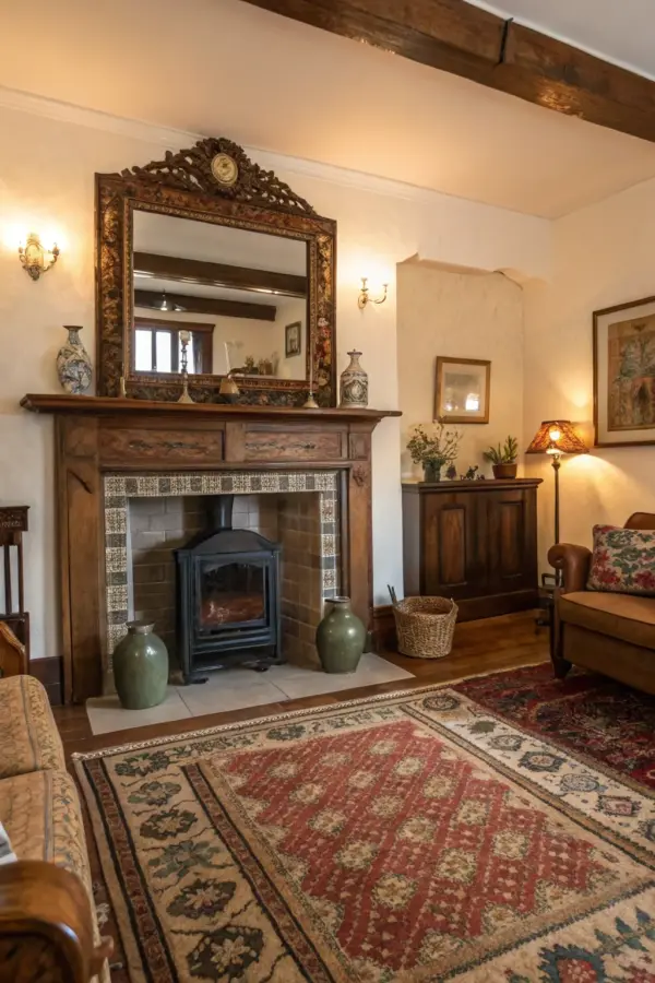 Chic Mirror Designs for Fireplaces