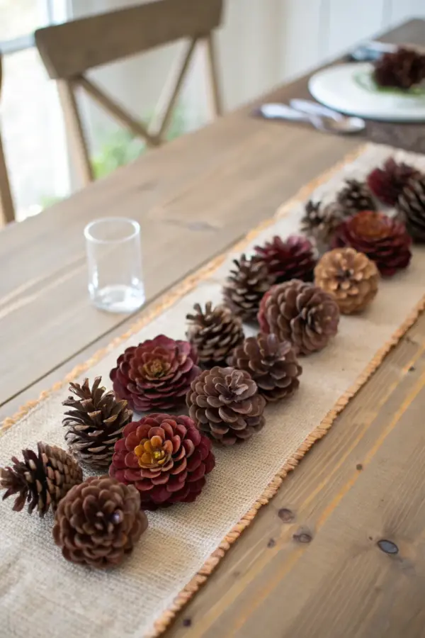 Enchanting Imagery Featuring Pinecone Flowers