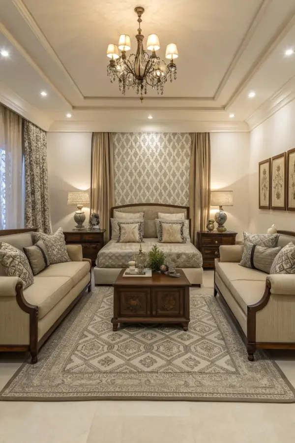 Chic Ideas for Combining Living and Bedroom Areas