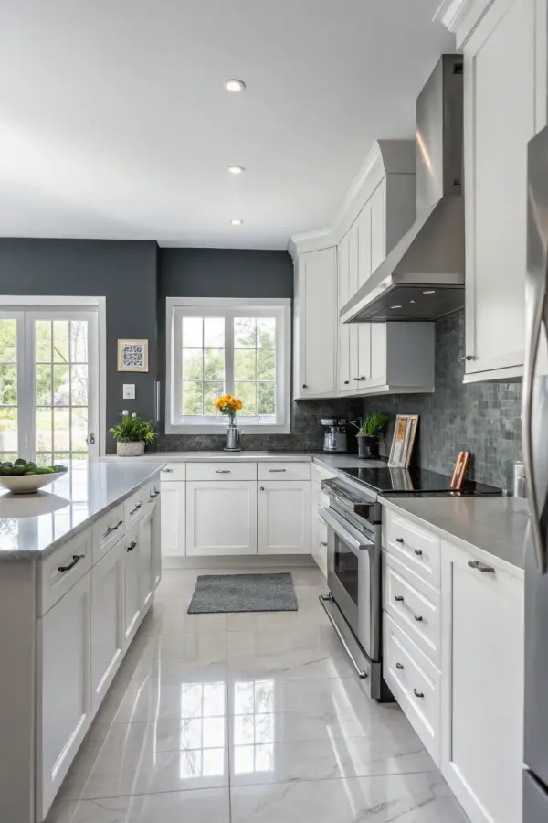 Modern Styles for Grey and White Kitchens