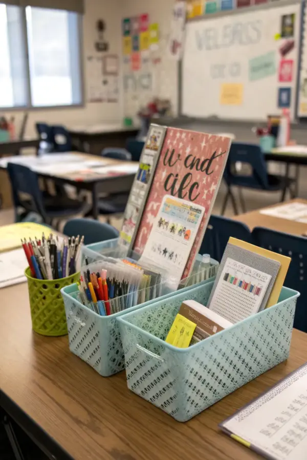 Fresh Inspiration for Classroom Caddy Tables