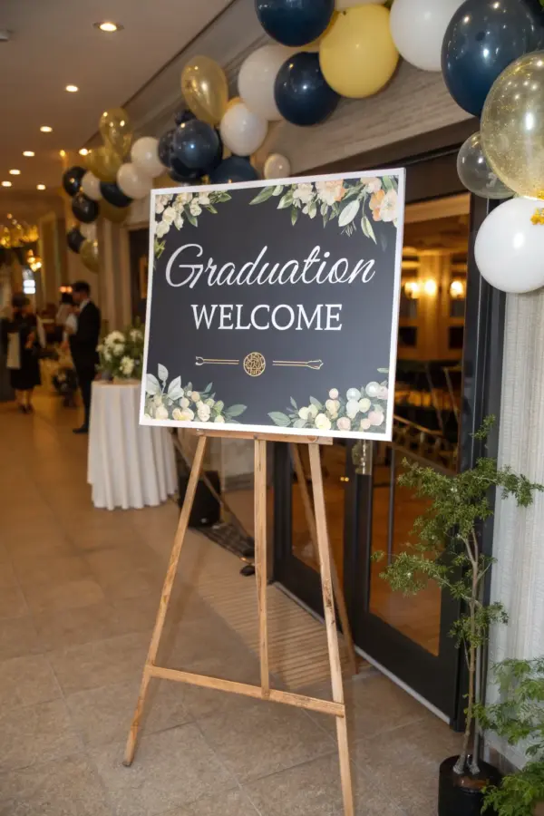 Trendy Welcome Signs for Graduation