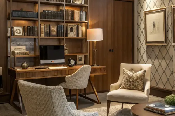 Maximizing Living Room Office Space